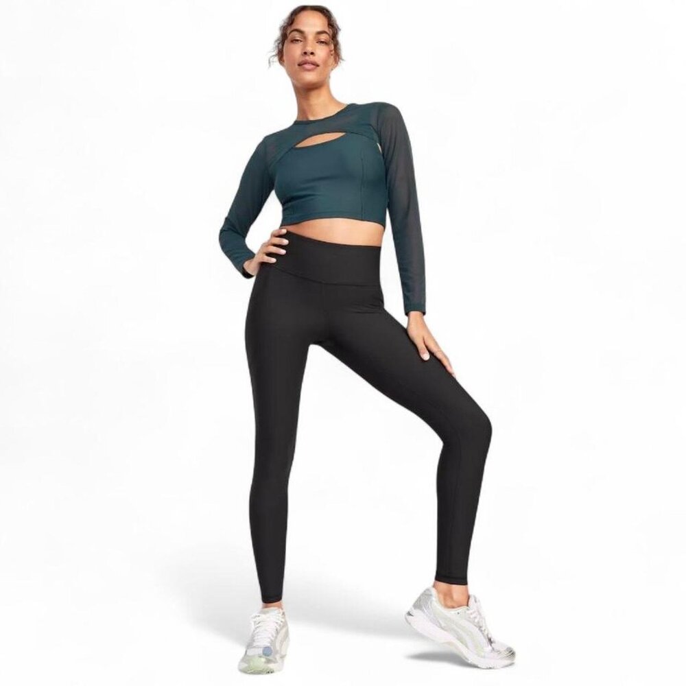 Old Navy High-Waisted PowerSoft Full-Length Pocket Leggings